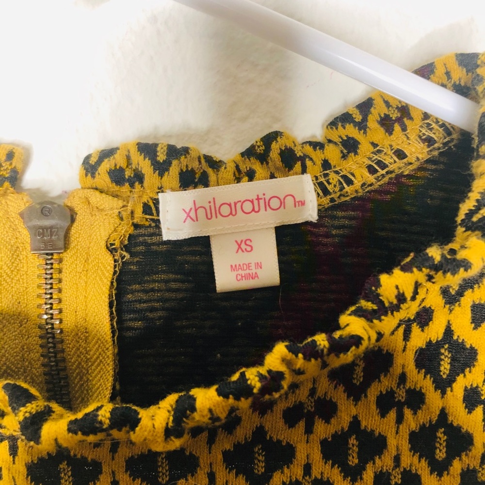 EUC Xhilaration Mustard Yellow Dress - Picture 2 of 5